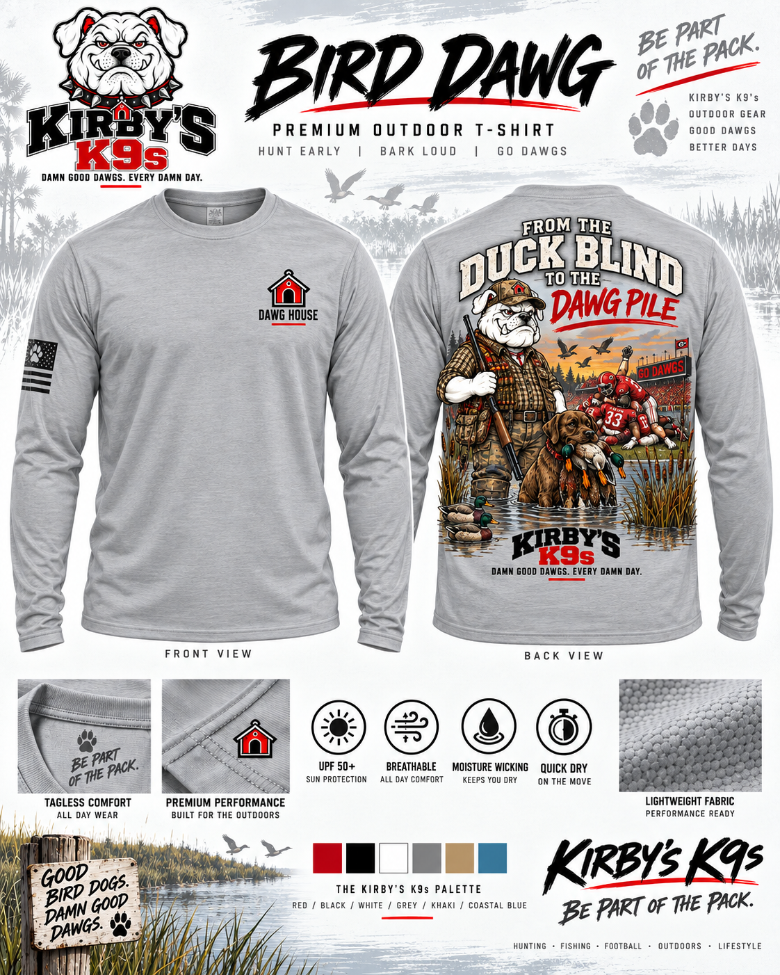 Byrd Premium Outdoor T-Shirt product mockup